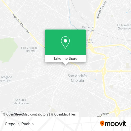 Crepolis map