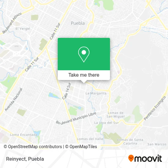 Reinyect map