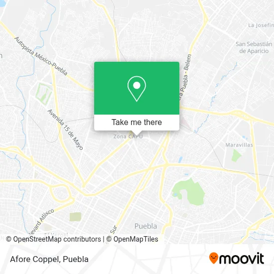 Afore Coppel map