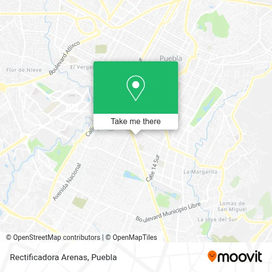 Rectificadora Arenas map