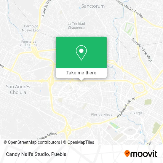 Candy Nail's Studio map