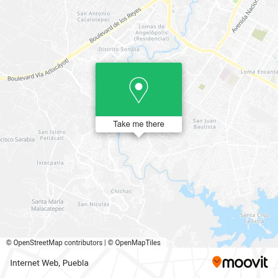 Internet Web map