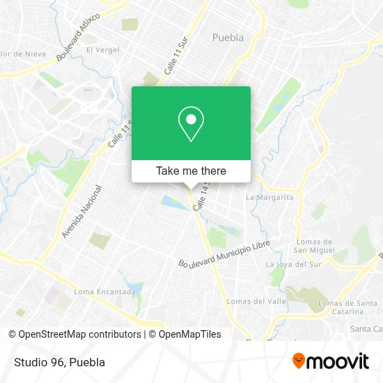 Studio 96 map