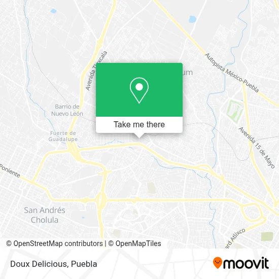 Doux Delicious map