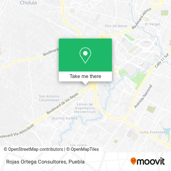 Rojas Ortega Consultores map