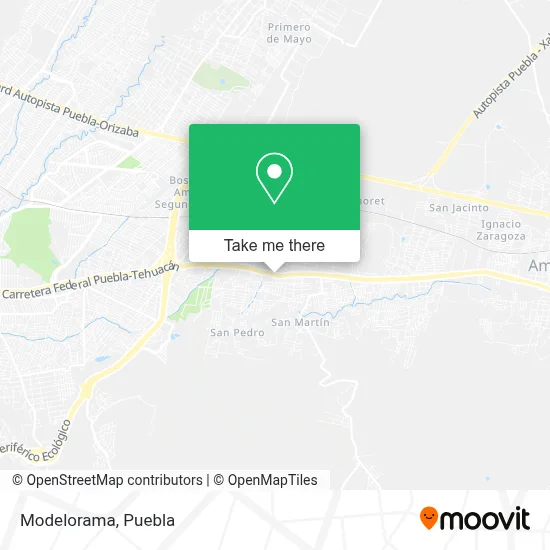 Modelorama map