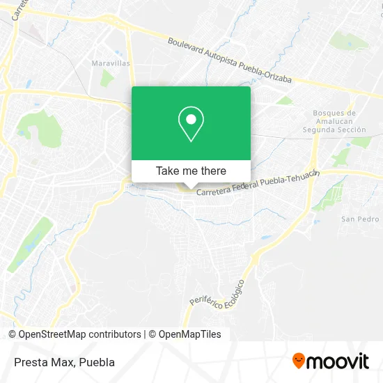 Presta Max map