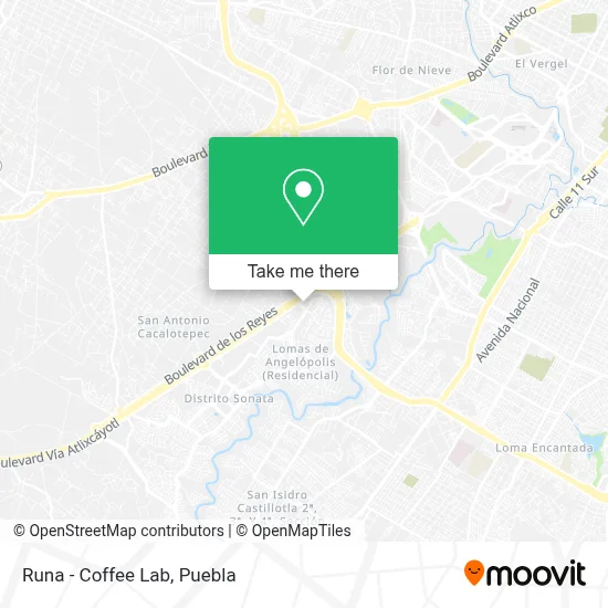 Runa - Coffee Lab map