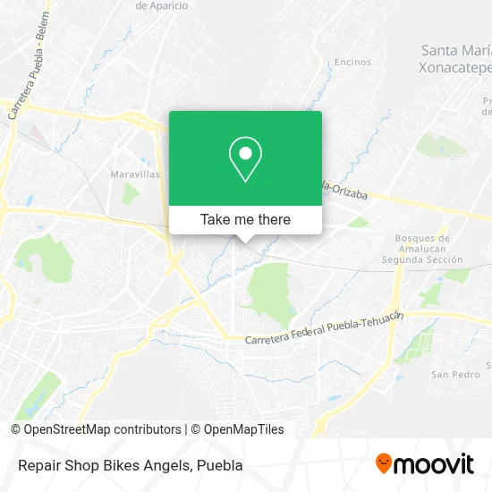 Repair Shop Bikes Angels map