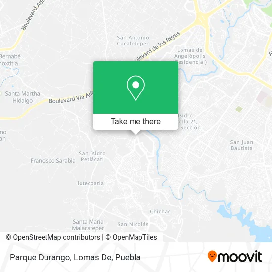 Parque Durango, Lomas De map