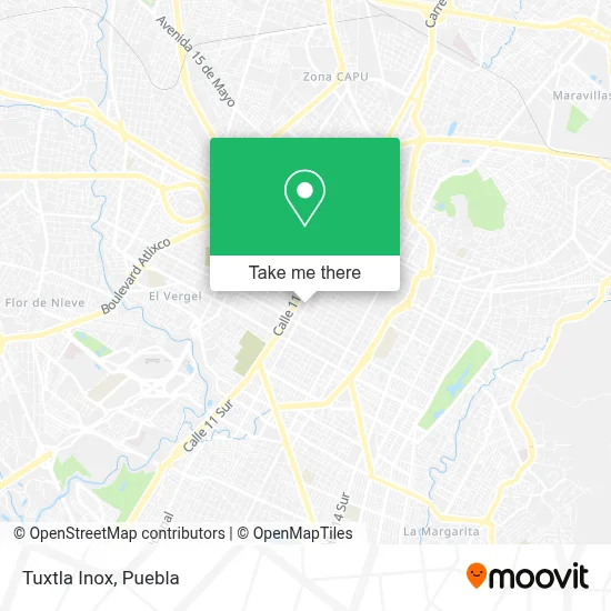 Tuxtla Inox map