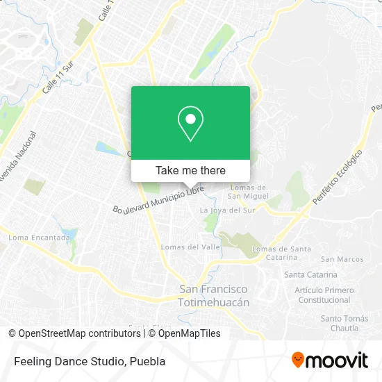Feeling Dance Studio map