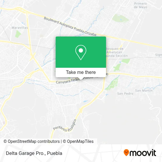 Delta Garage Pro. map