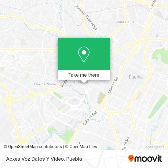 Acxes Voz Datos Y Video map