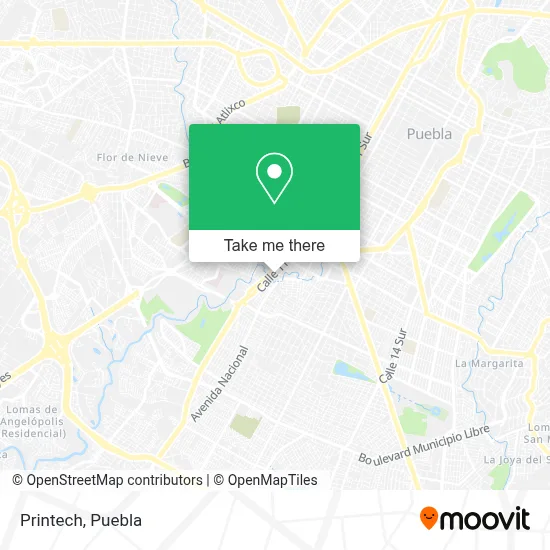 Printech map