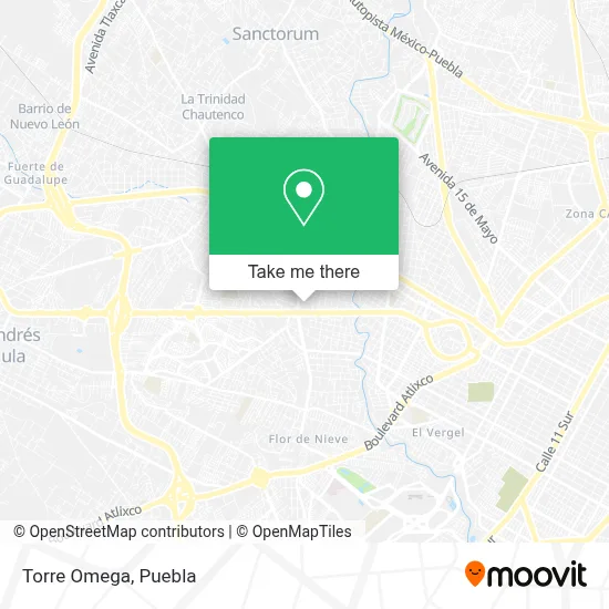 Torre Omega map