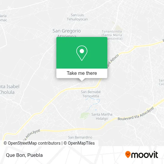 Que Bon map