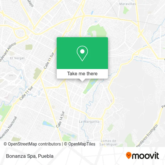 Bonanza Spa map