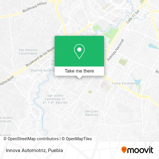 Innova Automotriz map