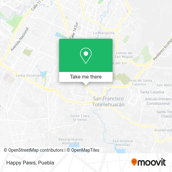 Happypaws map