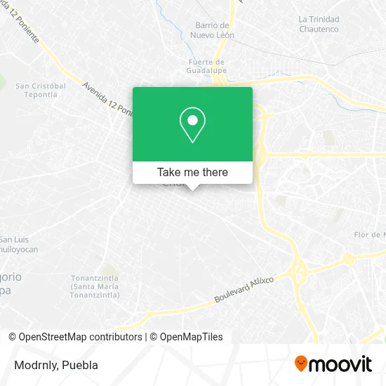 Modrnly map
