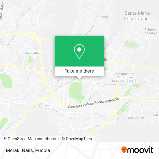 Meraki Nails map