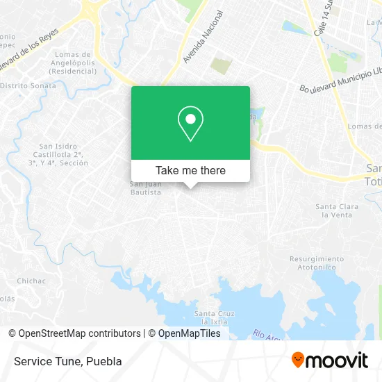 Service Tune map