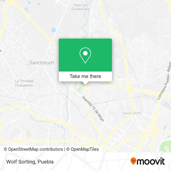 Wolf Sorting map