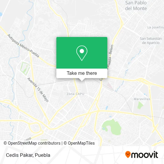 Cedis Pakar map