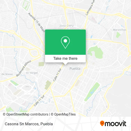 Casona Sn Marcos map
