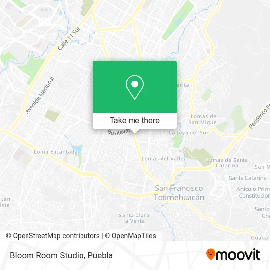 Bloom Room Studio map