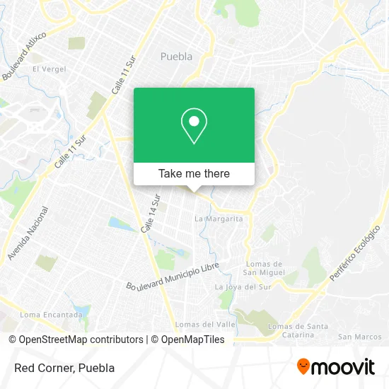Red Corner map