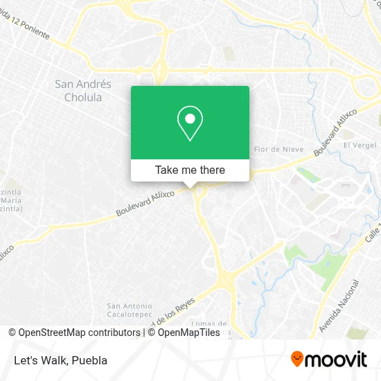 Let's Walk map