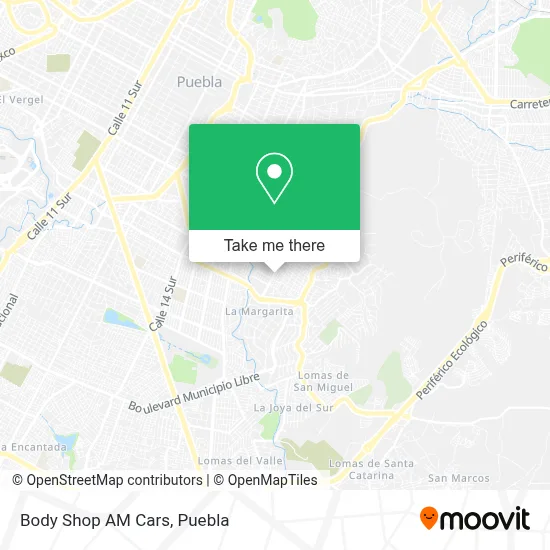 Body Shop AM Cars map