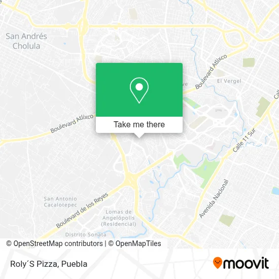 Roly´S Pizza map