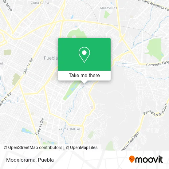 Modelorama map