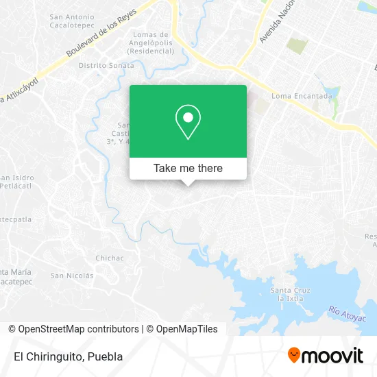 El Chiringuito map