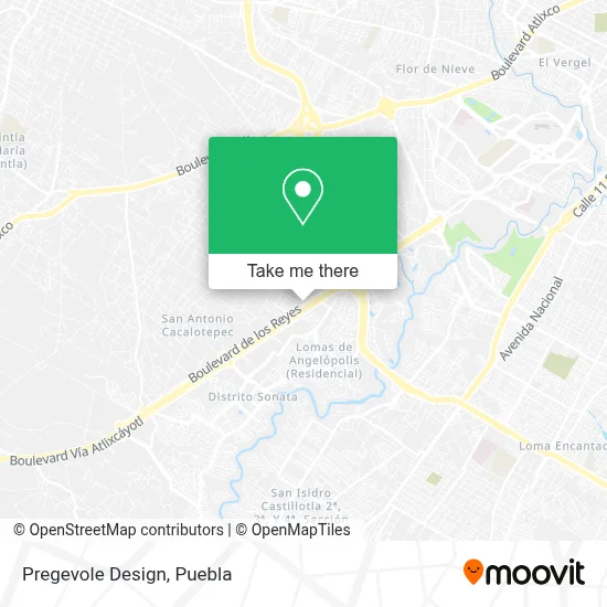 Pregevole Design map