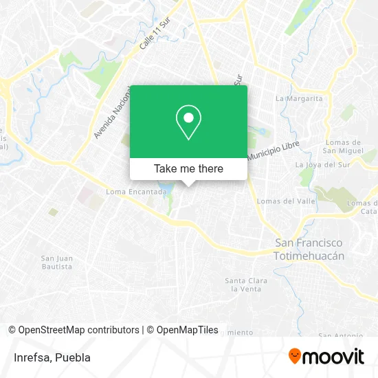 Inrefsa map