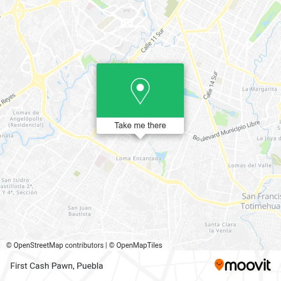 First Cash Pawn map