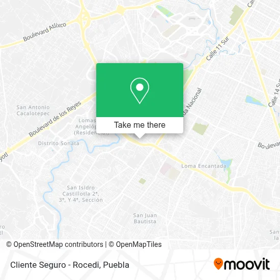 Cliente Seguro - Rocedi map