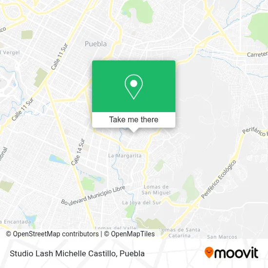 Studio Lash Michelle Castillo map