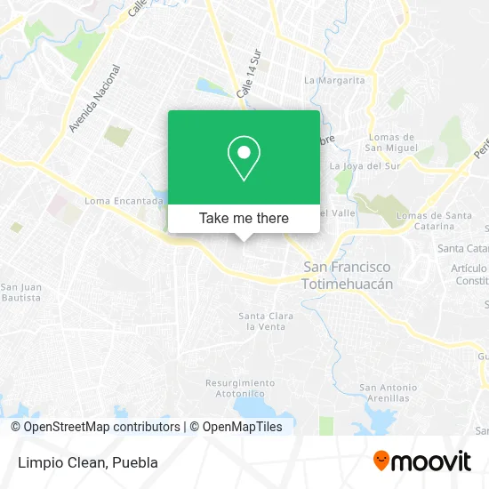 Limpio Clean map
