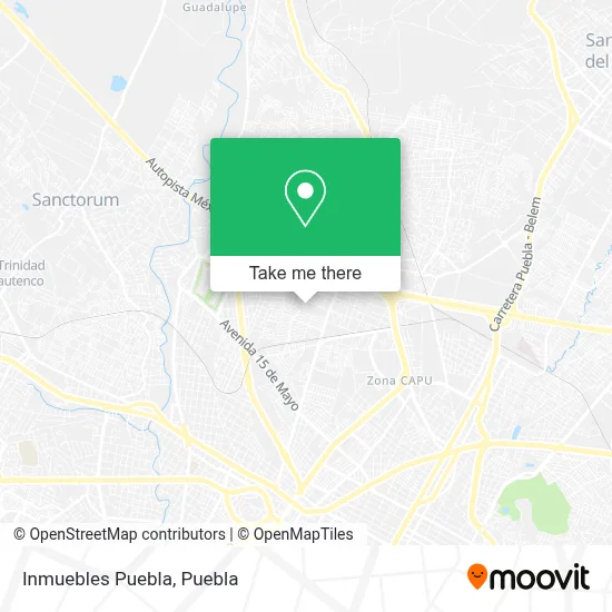 Inmuebles Puebla map