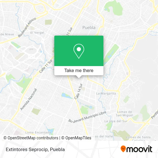 Extintores Seprocip map