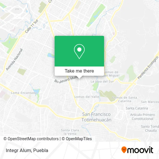 Integr Alum map