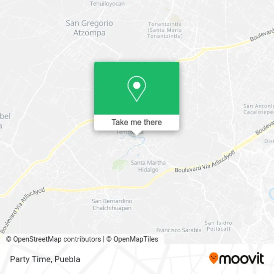 Party Time map
