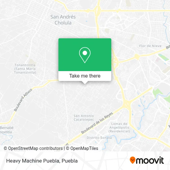 Heavy Machine Puebla map