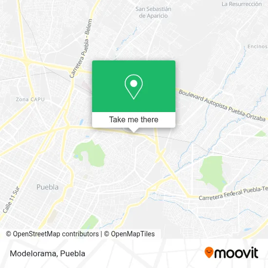 Modelorama map