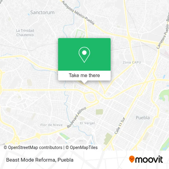 Beast Mode Reforma map